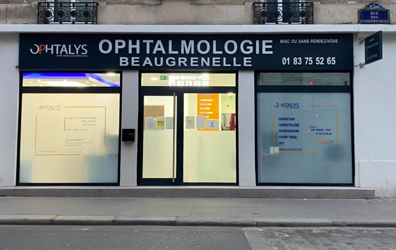 Ophtalmologues Paris 15 ème - Centre Ophtalmologie Paris 15 - Ophtalys